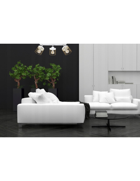 Lampa sufitowa RASTI w stylu loftowym – Przepływające Fale Dźwiękowe dla Nowoczesnych Wnętrz