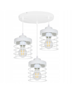 Lampa wisząca industrialna RASTI, czarna, 3-punktowa, regulowana, nowoczesne oświetlenie do kuchni i jadalni 2