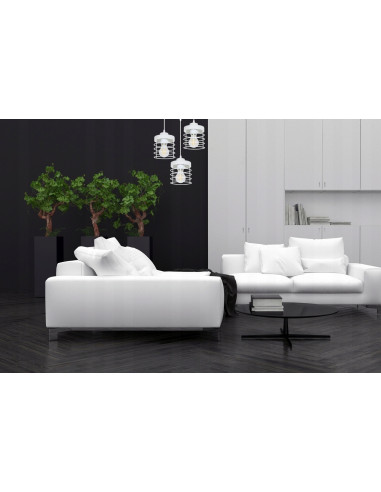 Lampa wisząca industrialna RASTI, czarna, 3-punktowa, regulowana, nowoczesne oświetlenie do kuchni i jadalni