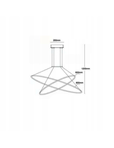 Nowoczesna czarna lampa wisząca LED Halifax z regulacją barwy światła - elegancki akcent do każdego wnętrza