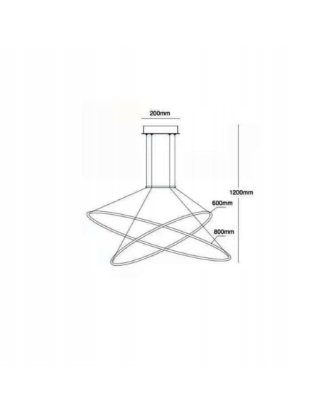 Nowoczesna czarna lampa wisząca LED Halifax z regulacją barwy światła - elegancki akcent do każdego wnętrza