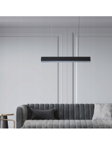 Lampa wisząca Mira M LED CCT - nowoczesny zwis z regulacją wysokości i zmienną barwą światła, idealna do każdego wnętrza.