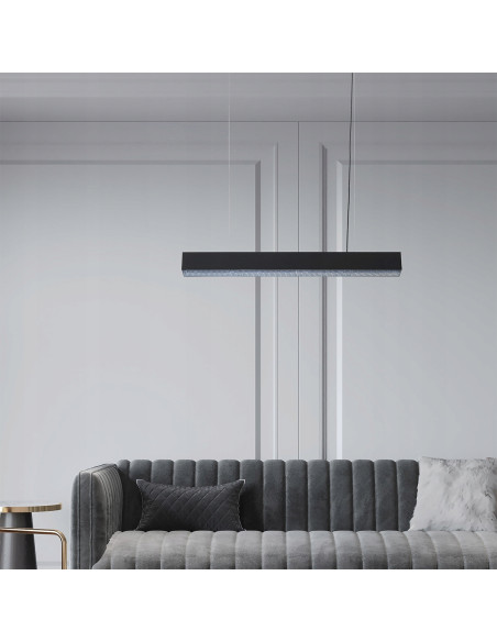 Lampa wisząca Mira M LED CCT - nowoczesny zwis z regulacją wysokości i zmienną barwą światła, idealna do każdego wnętrza.