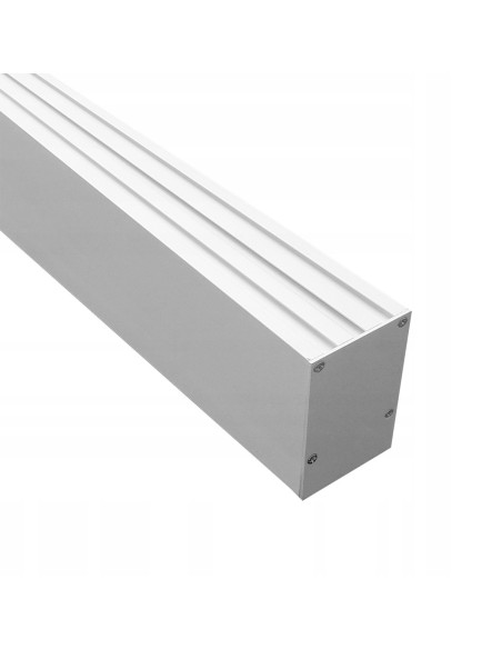 Lampa sufitowa LED CCT Mira M w białym aluminium z regulowanym oświetleniem i nowoczesnym designem plastrów miodu