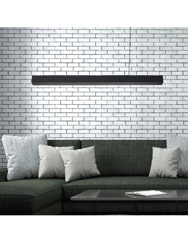 Lampa sufitowa LED Mira CCT - nowoczesne oświetlenie z regulacją barwy, czarne aluminium do każdego wnętrza