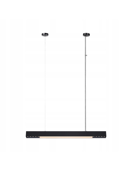 Lampa sufitowa LED Cali M prostokątna, czarna, regulowana, z aplikacją Tuya Smart, zmienna barwa światła 32W.