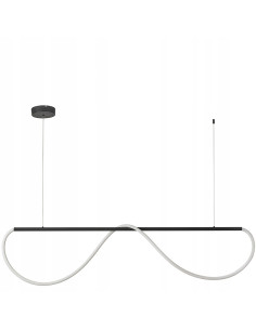 Lampa LED Meleca M 160 cm czarna z regulacją barwy światła – nowoczesny akcent do każdego wnętrza