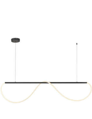 Lampa LED Meleca M 160 cm czarna z regulacją barwy światła – nowoczesny akcent do każdego wnętrza