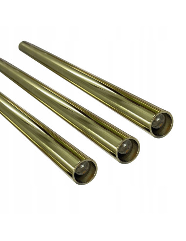 Lampa sufitowa Lungo G9 w złocie - elegancka lampa do jadalni, salonu i biura o nowoczesnym designie