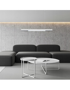 Lampa wisząca LED Smart Cali z regulacją światła - nowoczesny design do biura i wnętrz mieszkalnych 2