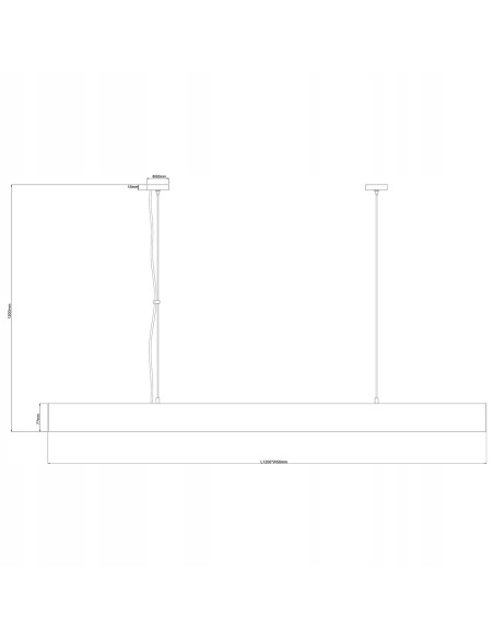Lampa wisząca LED CCT Cali - czarna, regulowana, nowoczesny design do biura, jadalni, kuchni i salonu