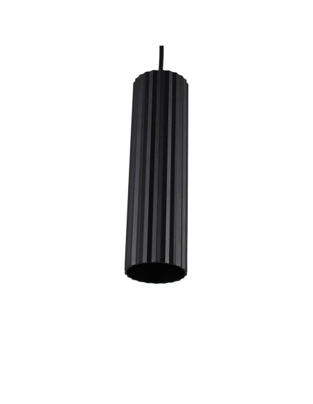 Czarna lampa sufitowa Tokio z regulacją wysokości - nowoczesny design do eleganckich wnętrz