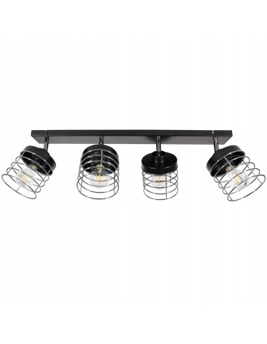 Lampa RASTI 60W z regulacją – nowoczesne oświetlenie do biura i domu w kolorach białym, czarnym oraz metalizowanym