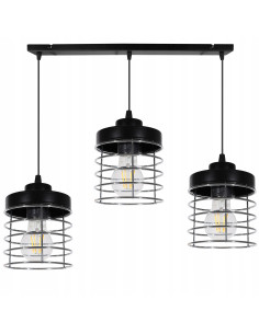 Lampa wisząca RASTI w stylu industrialnym - nowoczesna listwa oświetleniowa do kuchni i jadalni