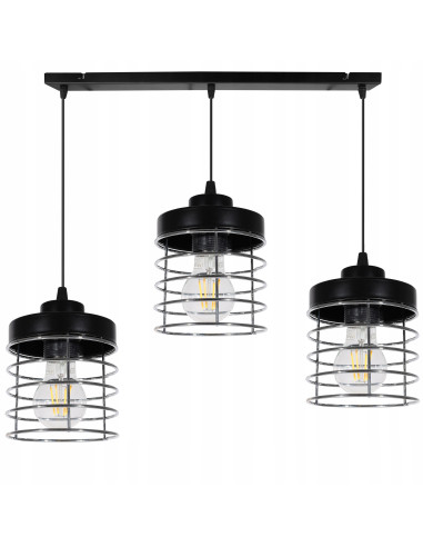 Lampa wisząca RASTI w stylu industrialnym - nowoczesna listwa oświetleniowa do kuchni i jadalni