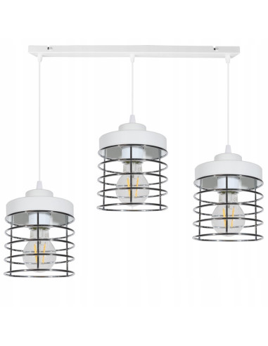 Lampa wisząca RASTI w stylu industrialnym - nowoczesna listwa oświetleniowa do kuchni i jadalni