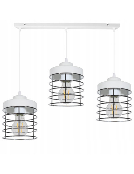 Lampa wisząca RASTI w stylu industrialnym - nowoczesna listwa oświetleniowa do kuchni i jadalni