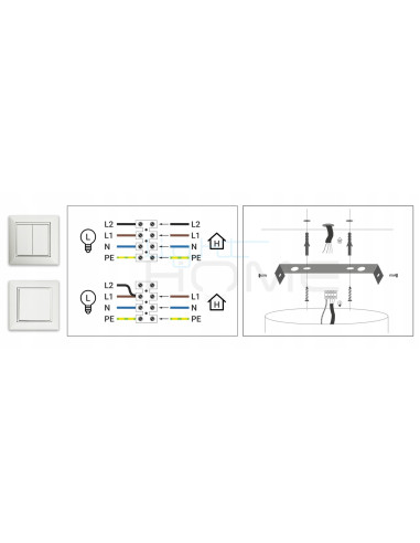 Lampa wisząca loftowa RASTI E27, industrialny design, regulowana wysokość, czarna/biała - idealna do kuchni i salonu