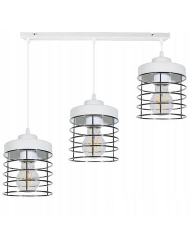 Lampa wisząca RASTI w stylu industrialnym - nowoczesna listwa oświetleniowa do kuchni i jadalni