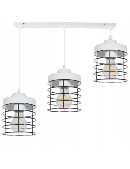 Lampa wisząca RASTI w stylu industrialnym - nowoczesna listwa oświetleniowa do kuchni i jadalni