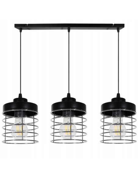 Lampa wisząca RASTI w stylu industrialnym - nowoczesna listwa oświetleniowa do kuchni i jadalni