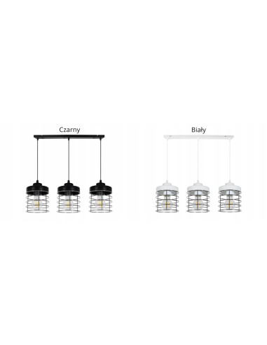 Lampa wisząca RASTI w stylu industrialnym - nowoczesna listwa oświetleniowa do kuchni i jadalni