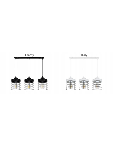 Lampa wisząca RASTI w stylu industrialnym - nowoczesna listwa oświetleniowa do kuchni i jadalni