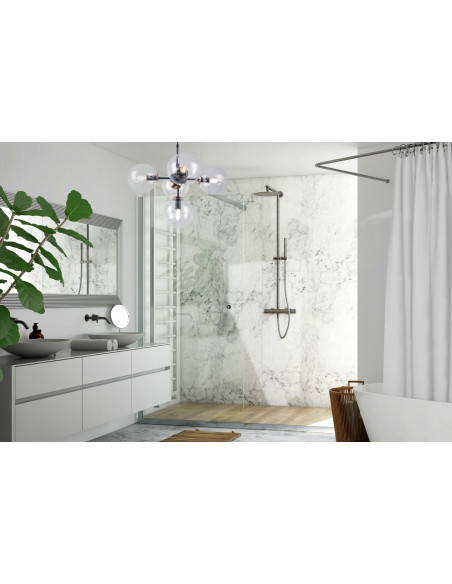 Lampa wisząca IMPERIA 4-punktowa w eleganckim czerni i złocie – idealny akcent do Twojego wnętrza.