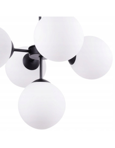 Lampa wisząca IMPERIA 5-punktowa, elegancki design w białym kolorze, idealna do klasycznych i nowoczesnych wnętrz