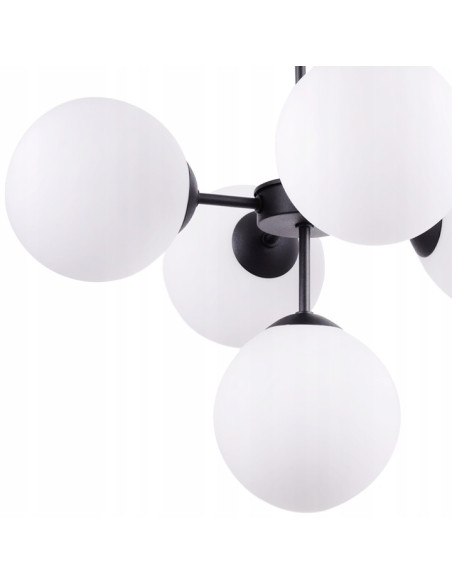 Lampa wisząca IMPERIA 5-punktowa, elegancki design w białym kolorze, idealna do klasycznych i nowoczesnych wnętrz