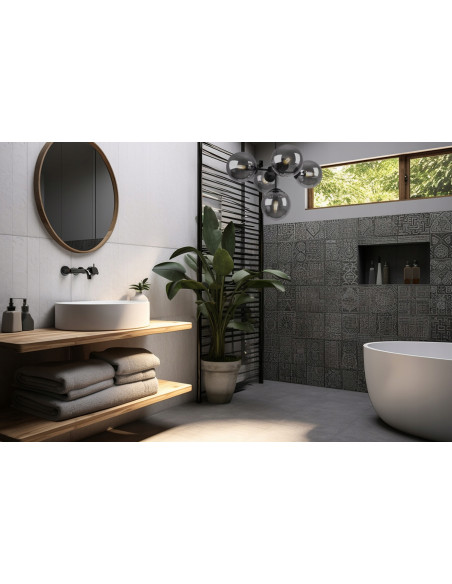 Lampa wisząca IMPERIA z 5 mlecznymi kloszami - elegancka, czarna metalowa konstrukcja do salonu i biura