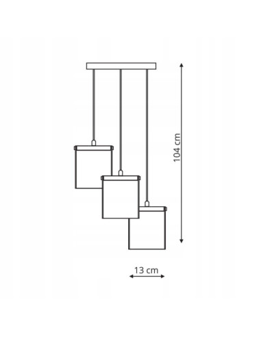 Lampa sufitowa Cantos 3 LED z kryształkami, elegancki design w srebrnym kolorze, 1440 lumenów do każdego wnętrza
