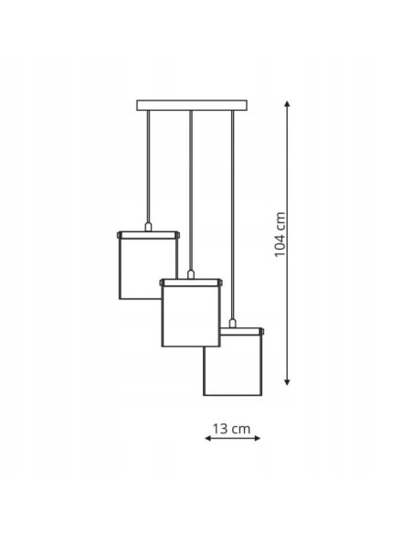Lampa sufitowa Cantos 3 LED z kryształkami, elegancki design w srebrnym kolorze, 1440 lumenów do każdego wnętrza