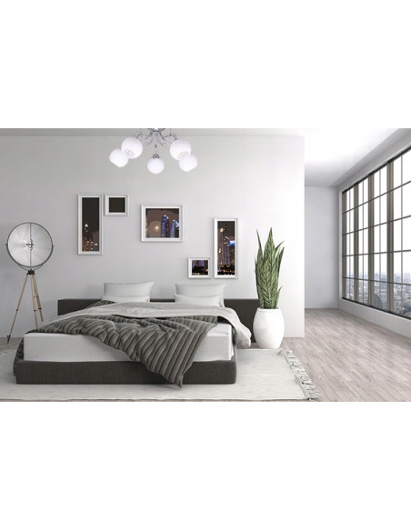 Lampa sufitowa ELIZA 5-punktowa E27 - elegancka i nowoczesna, idealna do sypialni oraz stylowych wnętrz