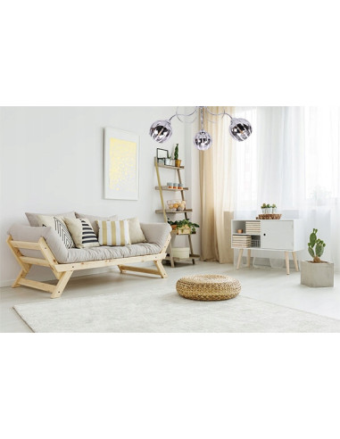 Elegancka lampa sufitowa ELIZA 3-punktowa z chromowanymi detalami, 60W – idealna do salonu, sypialni i biura