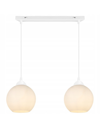 Lampa wisząca ELIZA z regulacją, nowoczesne oświetlenie w stylu minimalistycznym, stalowa w czerni i bieli, 2 E27