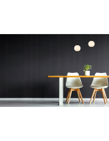 Lampa wisząca ELIZA z regulacją, nowoczesne oświetlenie w stylu minimalistycznym, stalowa w czerni i bieli, 2 E27