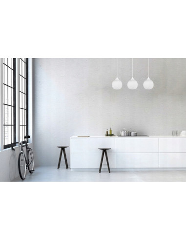 Lampa wisząca ELIZA 90 cm - stylowa lampa do kuchni, jadalni i korytarza, regulowana wysokość, szklany klosz, 3 źródła światła.