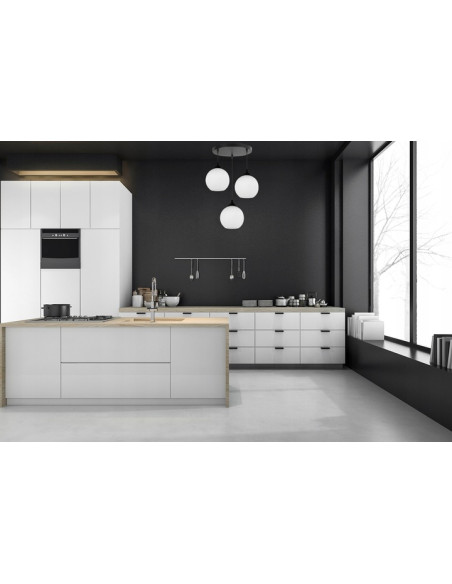 Lampa wisząca ELIZA – klasyczna, regulowana, 3 źródła światła w eleganckich kolorach czarnym i białym