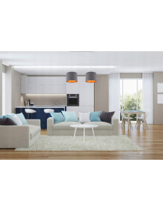 Lampa sufitowa SHADE 2xE27 - nowoczesny abażur w różnych kolorach do eleganckich wnętrz 2