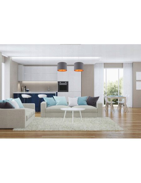 Lampa sufitowa SHADE 2xE27 - nowoczesny abażur w różnych kolorach do eleganckich wnętrz