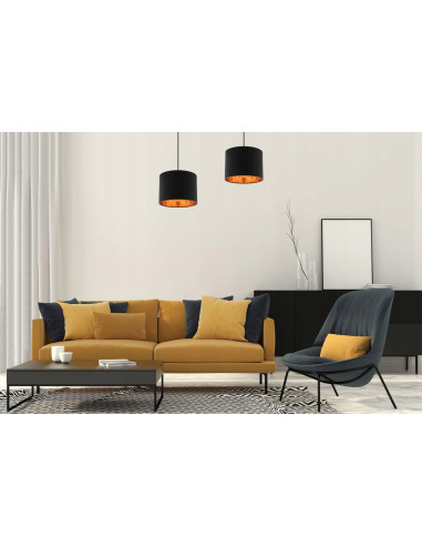 Lampa sufitowa SHADE 2xE27 - nowoczesny abażur w różnych kolorach do eleganckich wnętrz