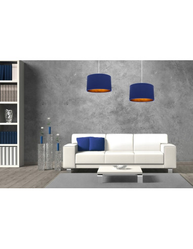 Lampa wisząca SHADE w metalicznych kolorach - nowoczesne oświetlenie do salonu, jadalni i przedpokoju.