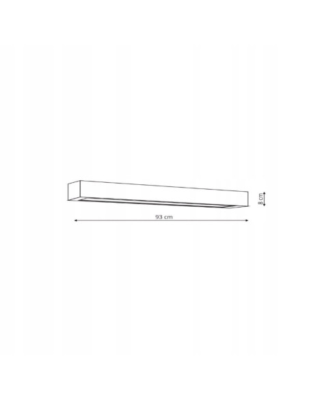 Kinkiet LED IBROS z regulacją barwy światła, czarny, nowoczesne oświetlenie do łazienki i kuchni, 12W, 960 lm.