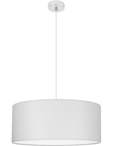 Lampa wisząca SHADE z eleganckim abażurem, efektowne oświetlenie do salonu i sypialni, kolor czarny, stylowy design.