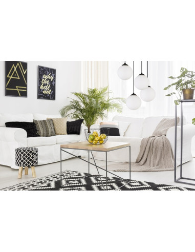 Lampa sufitowa FLORENCE - elegancka lampa wisząca z czterema punktami świetlnymi, regulowana wysokość, klasyczny design