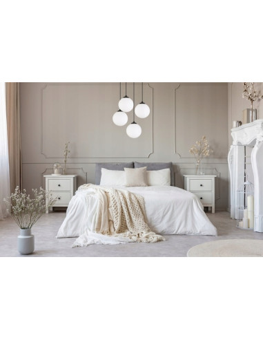 Lampa sufitowa FLORENCE - elegancka lampa wisząca z czterema punktami świetlnymi, regulowana wysokość, klasyczny design