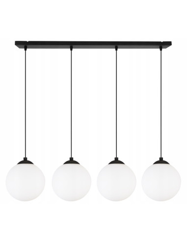 Nowoczesna Lampa Wisząca FLORENCE E27 z Regulacją, Stylowe Oświetlenie do Domu, Biura i Hotelu w Białym/Czarnym Kolorze