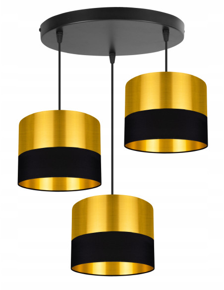 Lampa wisząca GOLDEN E27 - elegancki designerski akcent w złotym kolorze do nowoczesnych wnętrz.