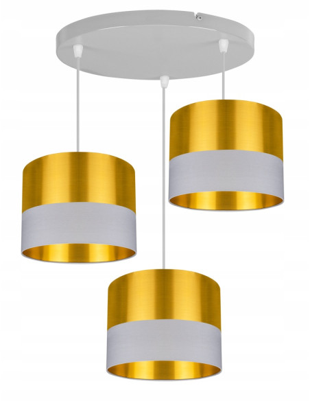 Lampa wisząca GOLDEN E27 - elegancki designerski akcent w złotym kolorze do nowoczesnych wnętrz.